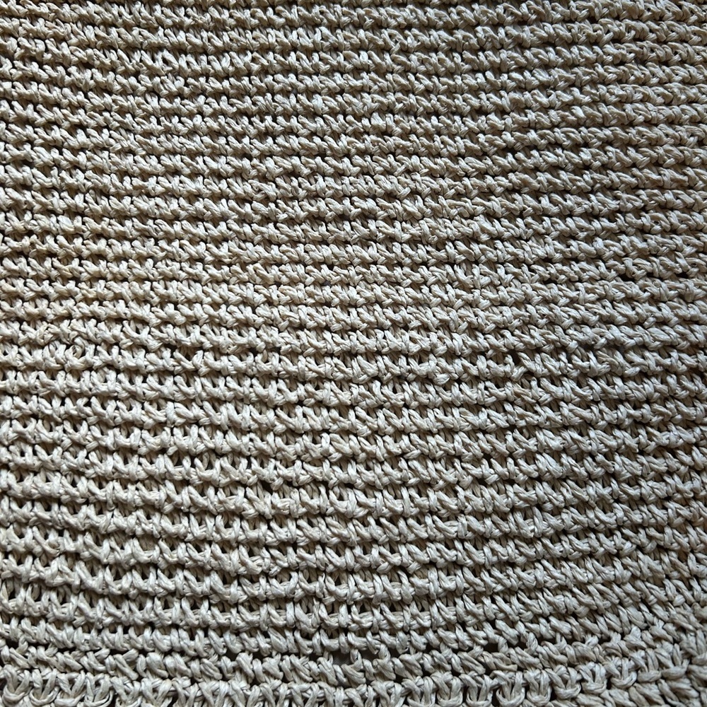 Capelli Straworld Floral Straw Crochet Shoulder Bag Boho Summer Beach Purse - Picture 8 of 16